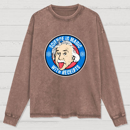 Science Is Magic Washed Long Sleeve Tee