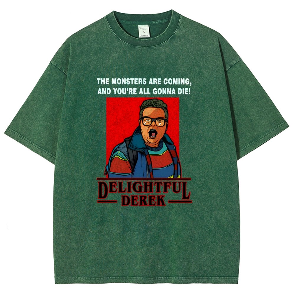 Delightful Hero Vintage Distressed T-shirt