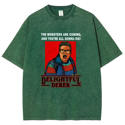 Delightful Hero Vintage Distressed T-shirt