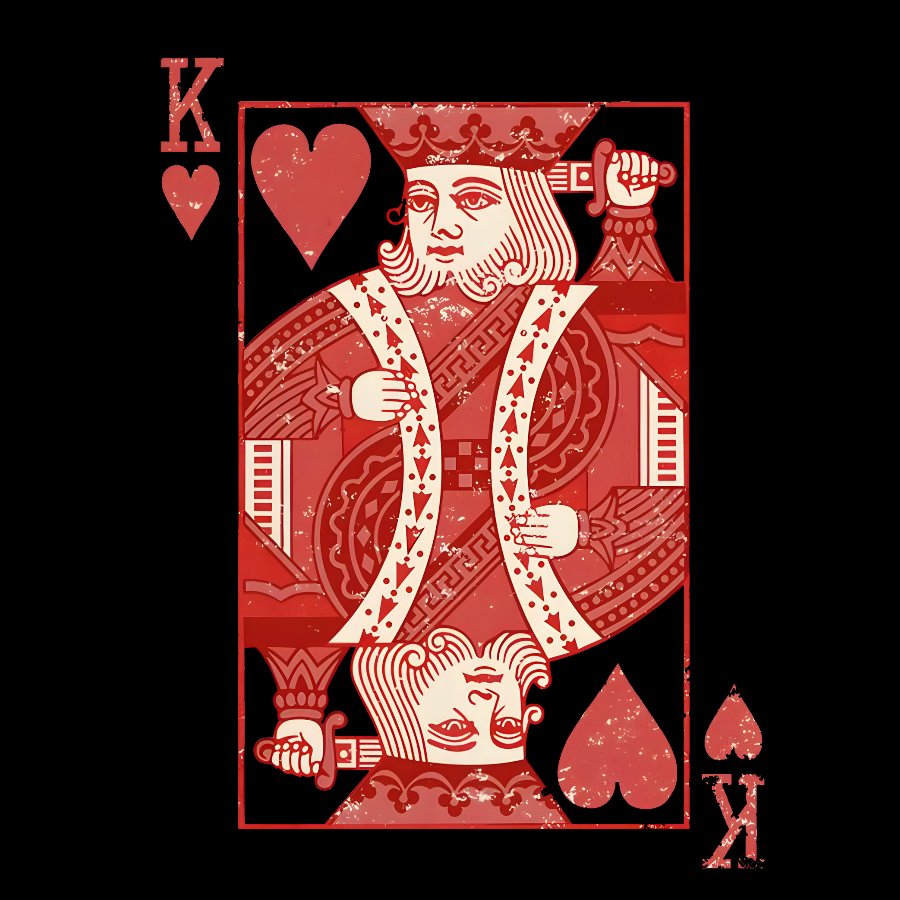 King of Hearts Valentine Shirt Matching Couple Gift Geek T-Shirt