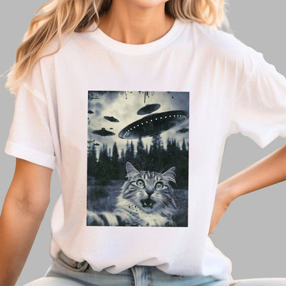 Funny Cat Emojis And Humorous Patterns Geek T-Shirt