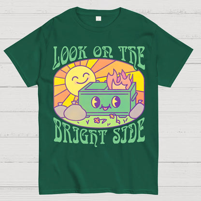 Optimistic Dumpster Fire Geek T-Shirt
