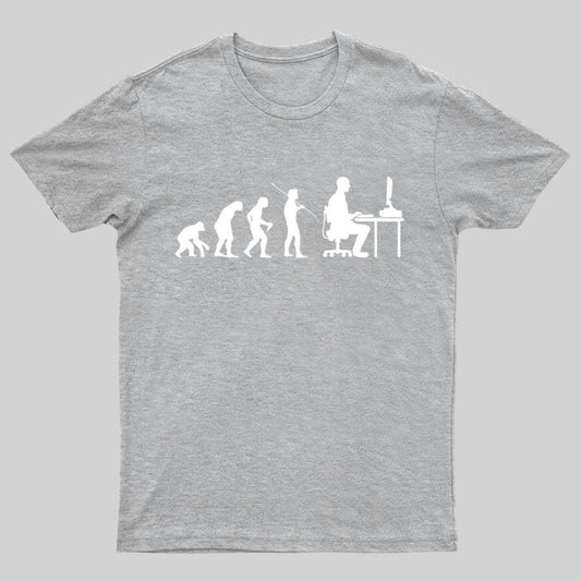 Computer Worker Evolution Shirt, Programmer T-Shirt