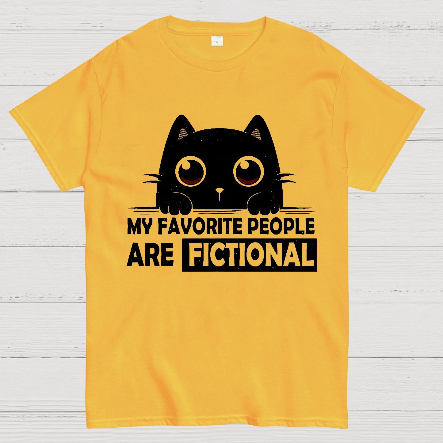 My Favorite People Are Fictional by Edesigns Geeky T-Shirt