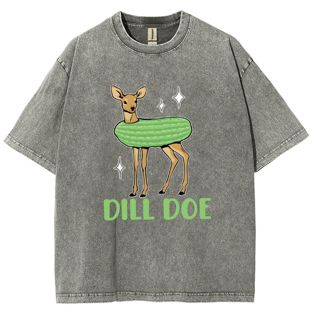 Dill Pickle Funny Vintage Distressed T-shirt