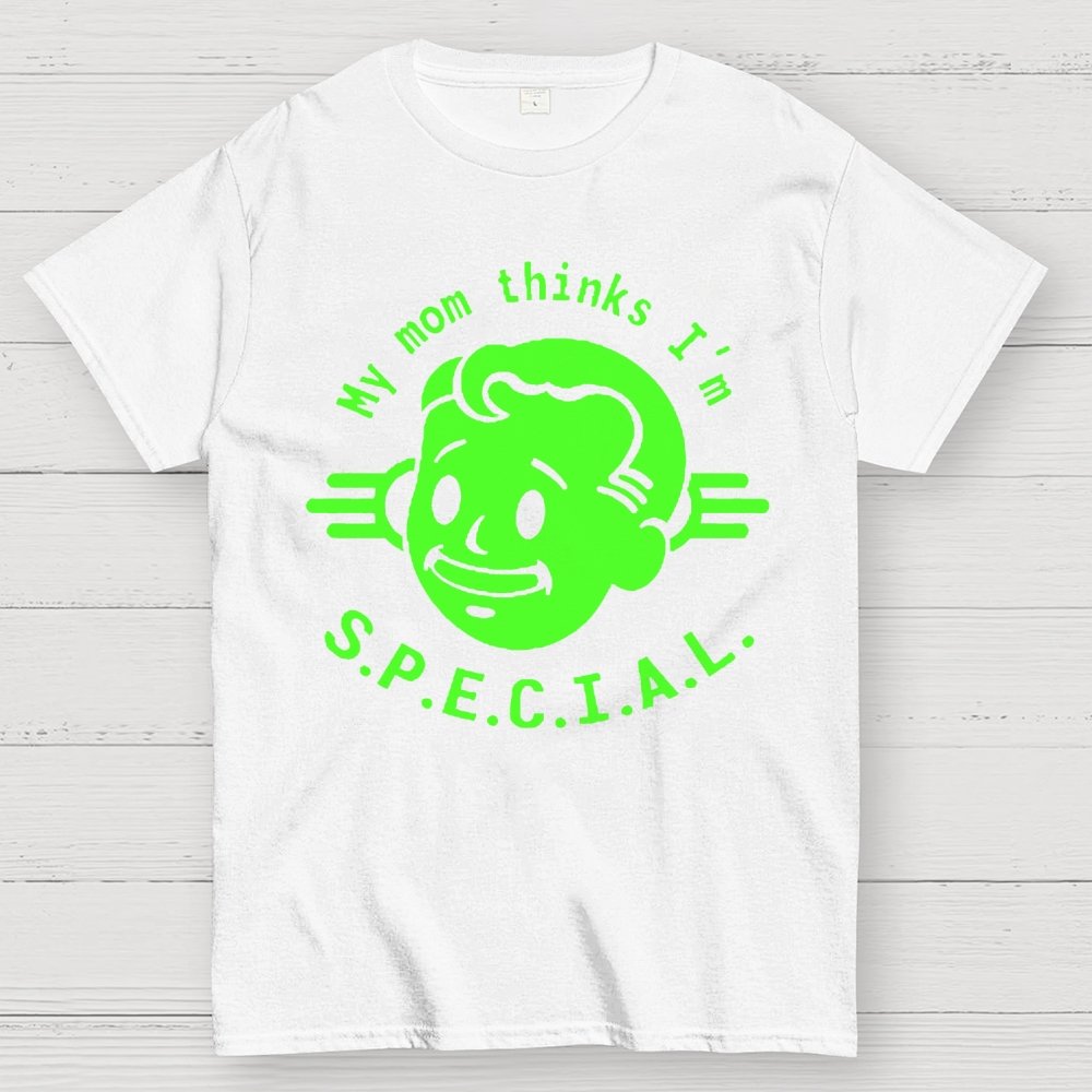 My Mom Thinks I'm S.P.E.C.I.A.L. Geek T-Shirt