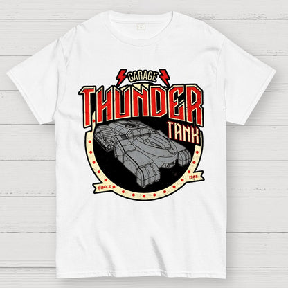 Thunder Tank Garage Buy Now Geek T-Shirt