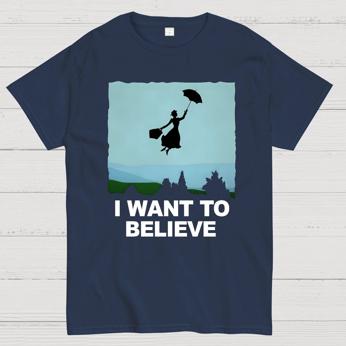 I Want To Believe Perfect Nanny Geek T-Shirt