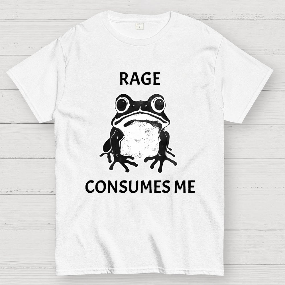 Rage Consumes Me Frog Geek T-Shirt