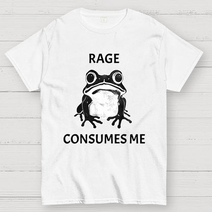 Rage Consumes Me Frog Geek T-Shirt