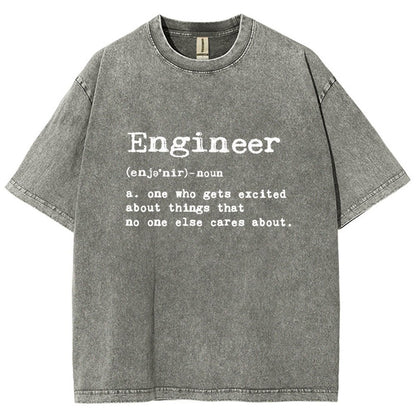 Engineer Definition  Vintage Distressed T-shirt