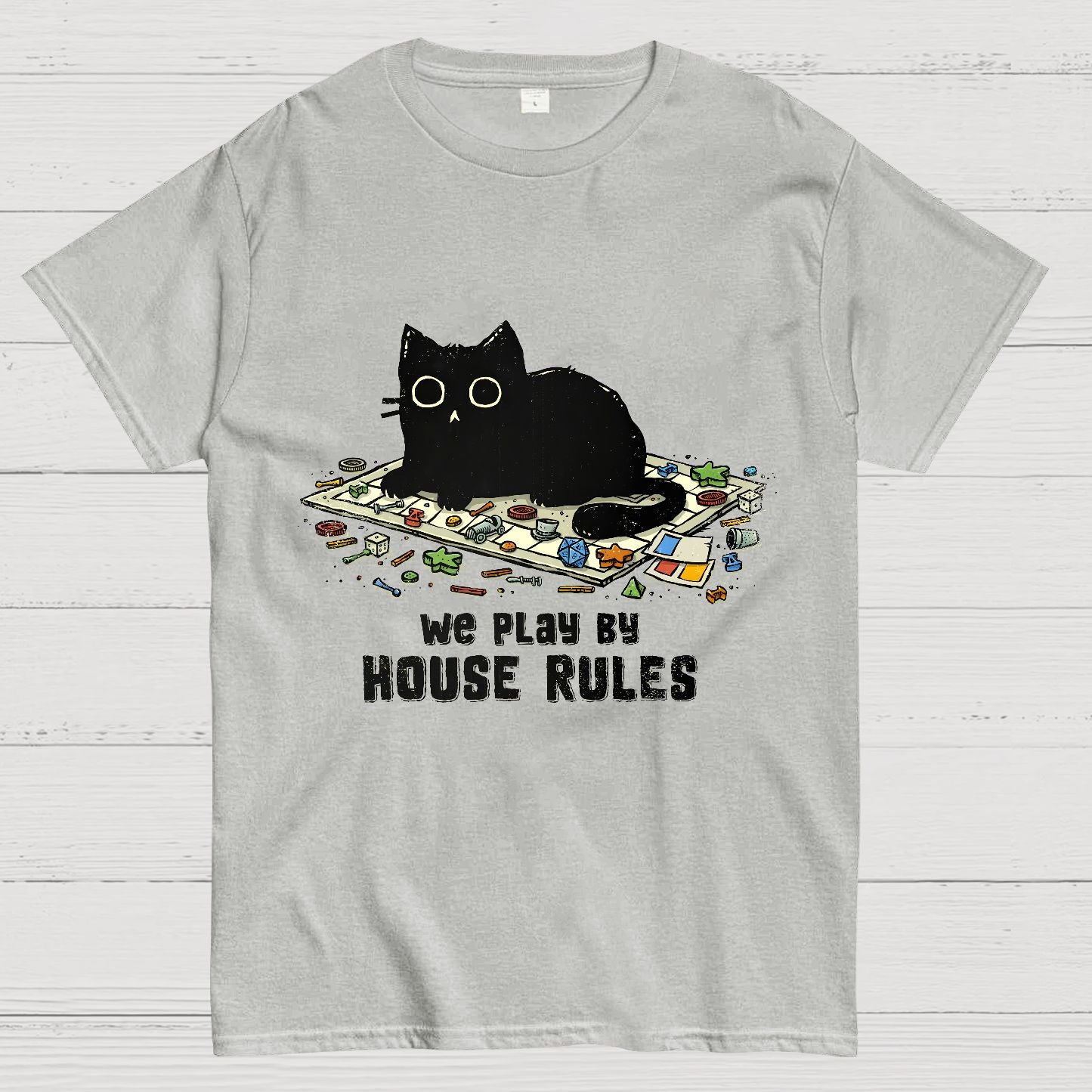 We Play By House Rules Geeky T-Shirt