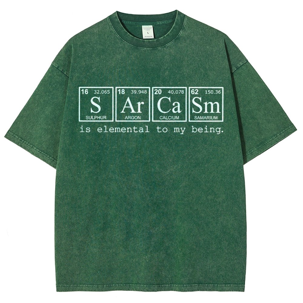 Periodic SArCaSm Vintage Distressed T-shirt