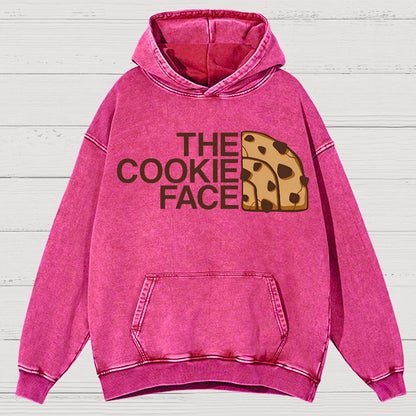 Cookie Face Vintage Distressed Hoodie