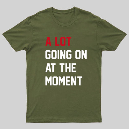 A Lot Going On at The Moment Geeky T-Shirt
