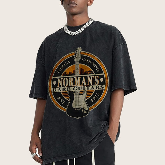 Norman S Rare Guitars Essential Vintage Distressed T-shirt