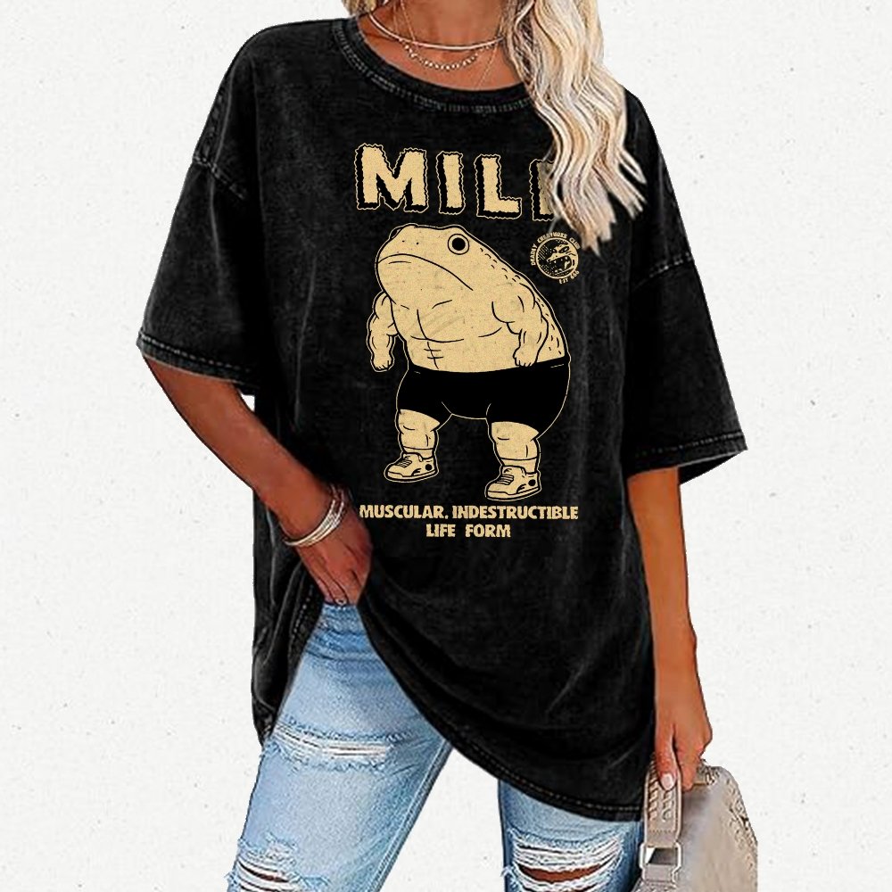 Deadly Form DILF Vintage Distressed T-shirt