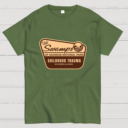Mysterious Swamps National Park Geek T-Shirt