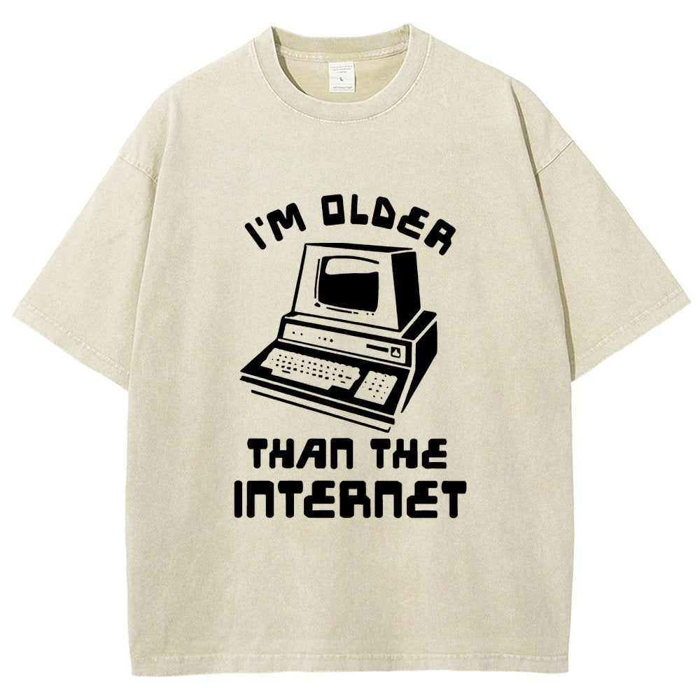 I Am Older Than The Internet Vintage Distressed T-shirt