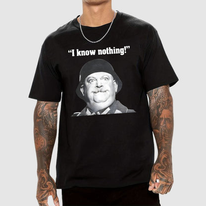 I Know Nothing Art Print Geek T-Shirt