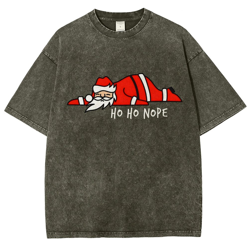 Ho Ho Nope Vintage Distressed T-shirt