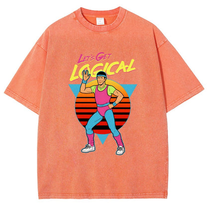 Let's Get Logical Vintage Distressed T-shirt
