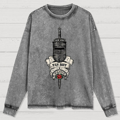 It is but a scratch Washed Long Sleeve Tee