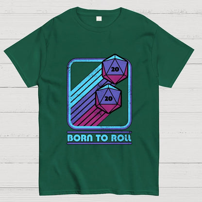 RPG Vintage Born To Roll Geek T-Shirt