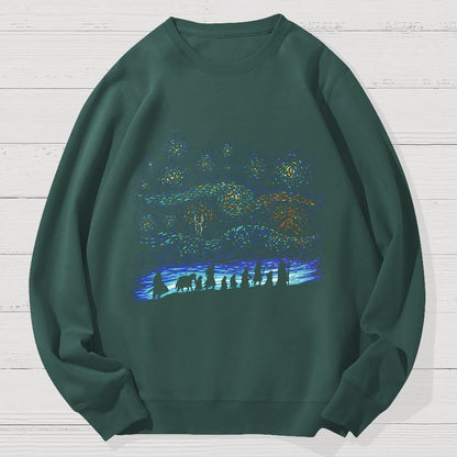 Starry Quest Geek Cotton Sweatshirt