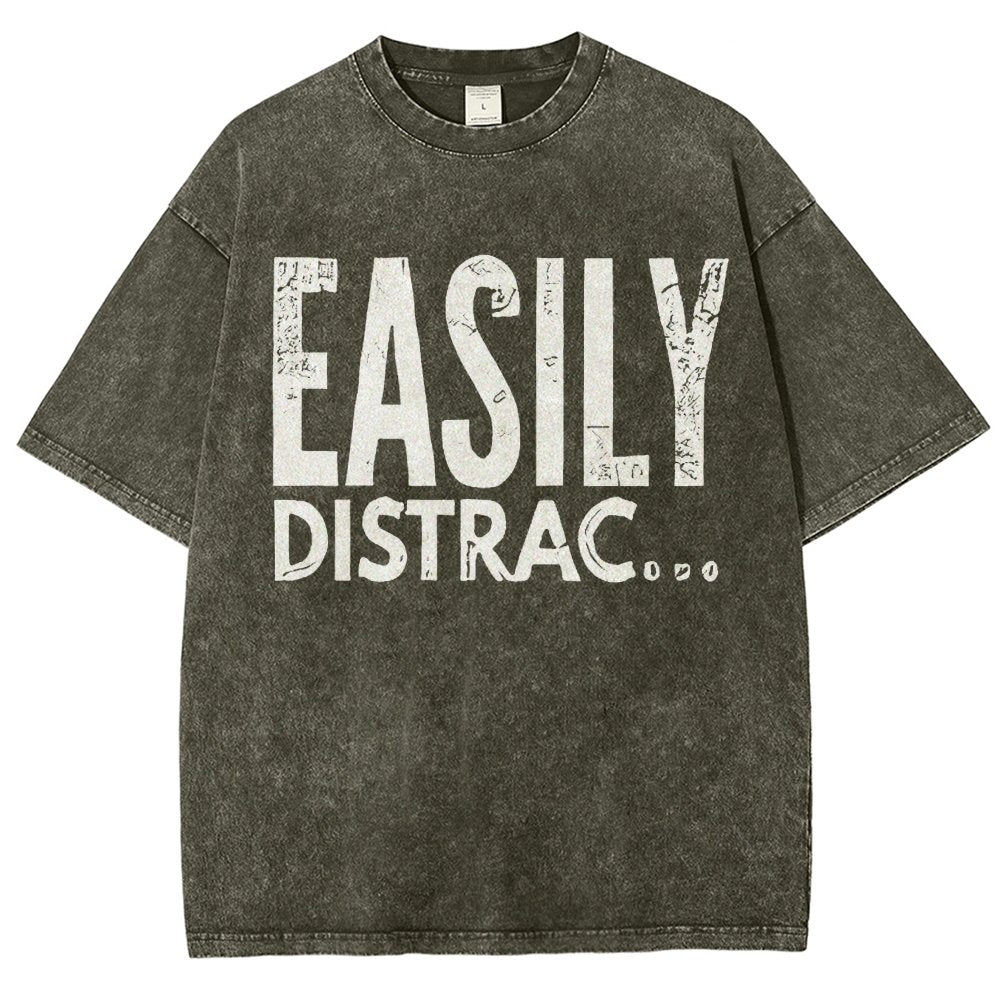 ADHD OCD Awareness Vintage Distressed T-shirt
