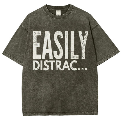 ADHD OCD Awareness Vintage Distressed T-shirt