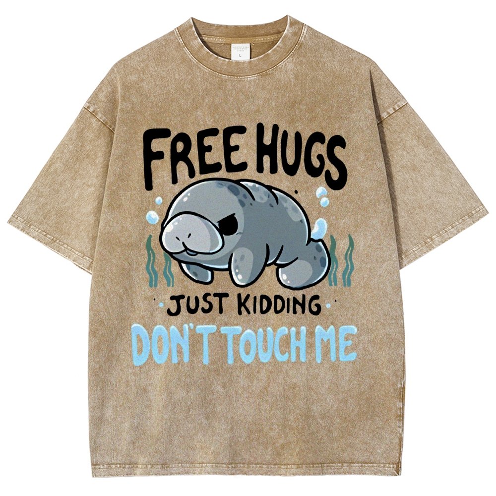 Free Hugs Vintage Distressed T-shirt