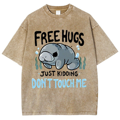 Free Hugs Vintage Distressed T-shirt