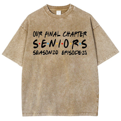 Our Final Chapter Seniors 2025 Vintage Distressed T-shirt