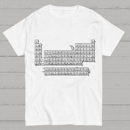 Questionable Table of Elements Geeky T-Shirt