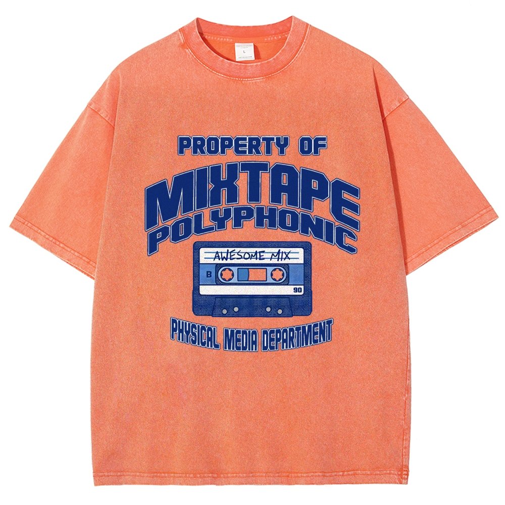 Property of Mixtape Polyphonic Vintage Distressed T-shirt
