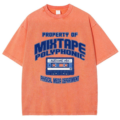 Property of Mixtape Polyphonic Vintage Distressed T-shirt