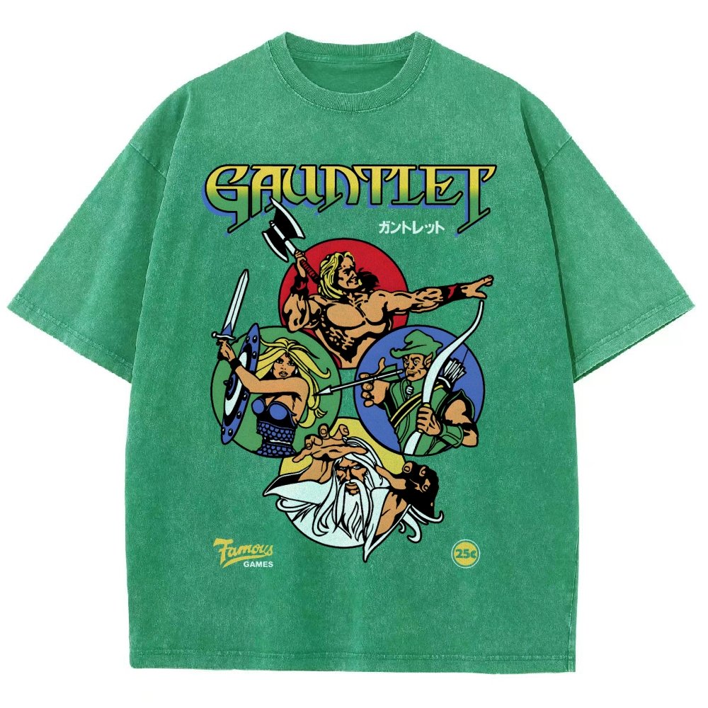 Gauntlet Retro Vintage Arcade Gaming Vintage Distressed T-shirt