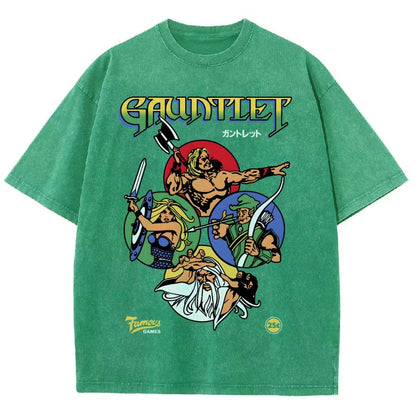 Gauntlet Retro Vintage Arcade Gaming Vintage Distressed T-shirt