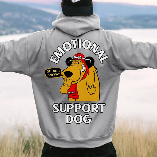 Support Or Not? Printed Back Unisex Cotton Hoodie