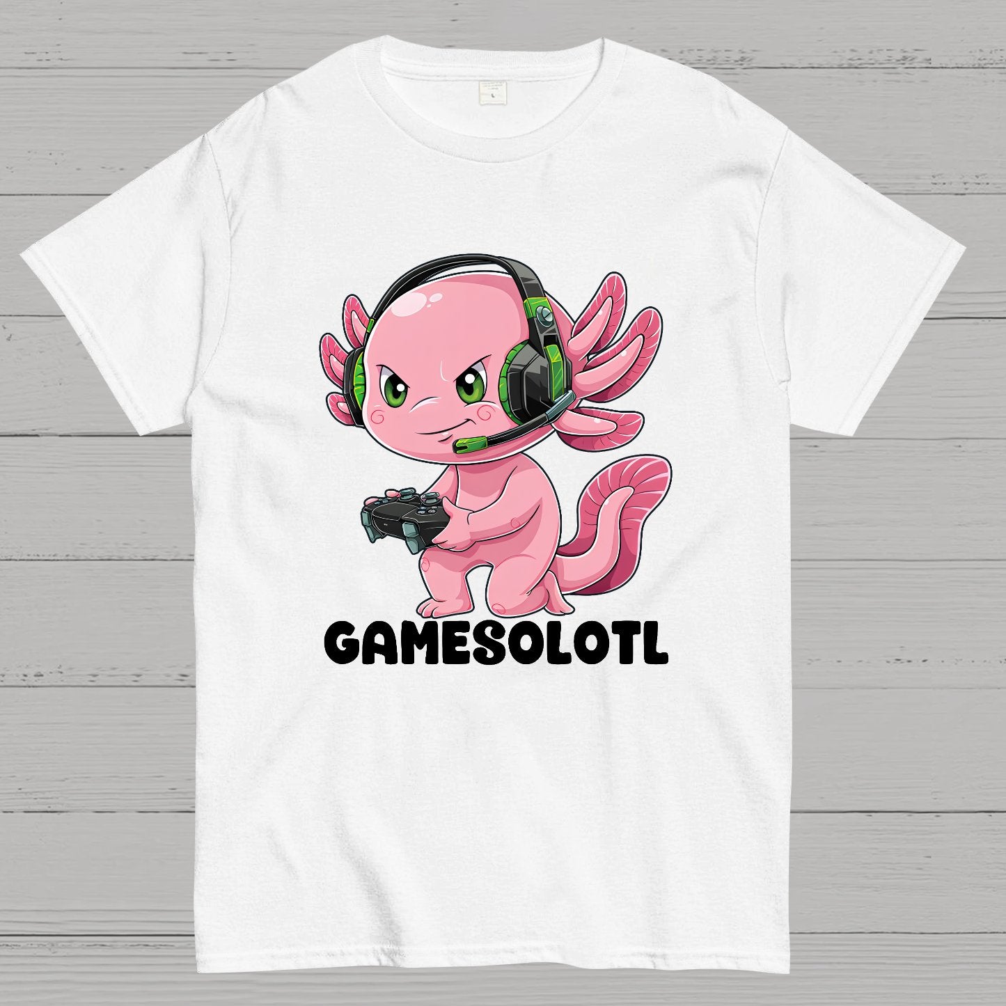 Gamer Axolotl Geek T-Shirt