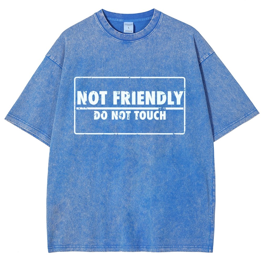 Not friendly stamp Vintage Distressed T-shirt