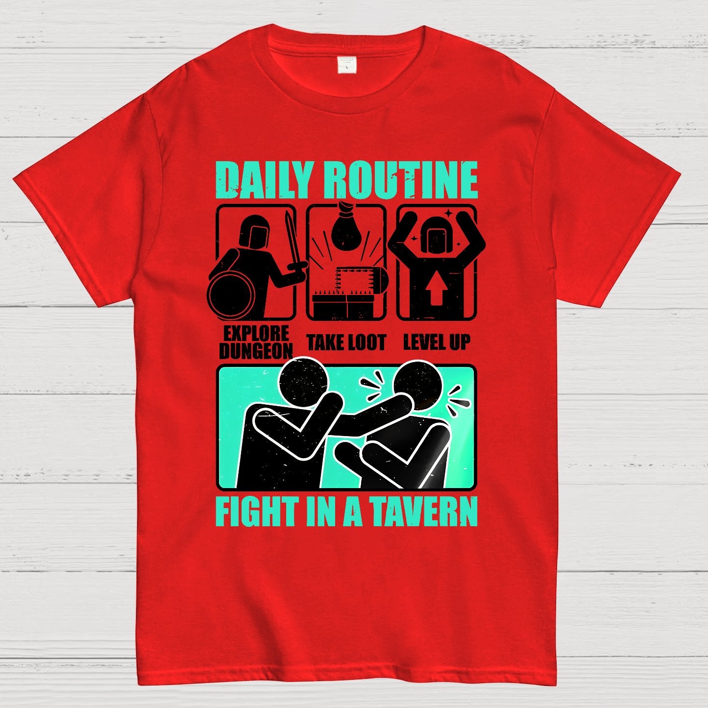 How To Dungeon Geek T-Shirt