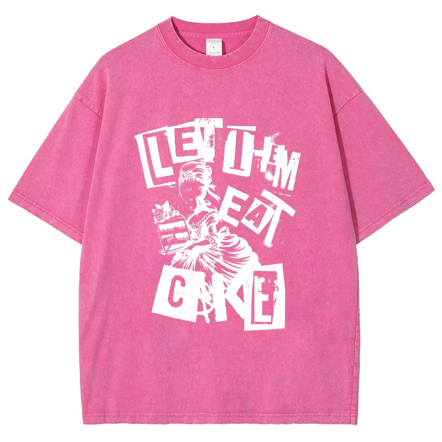 Let Them Eat Cake Vintage Distressed T-shirt