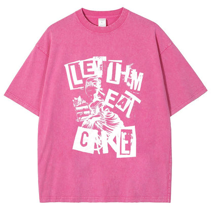 Let Them Eat Cake Vintage Distressed T-shirt