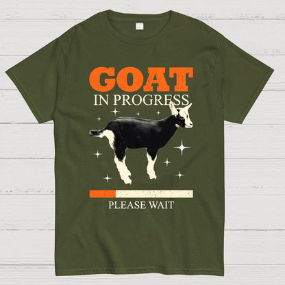 Goat In Progress Geek T-Shirt