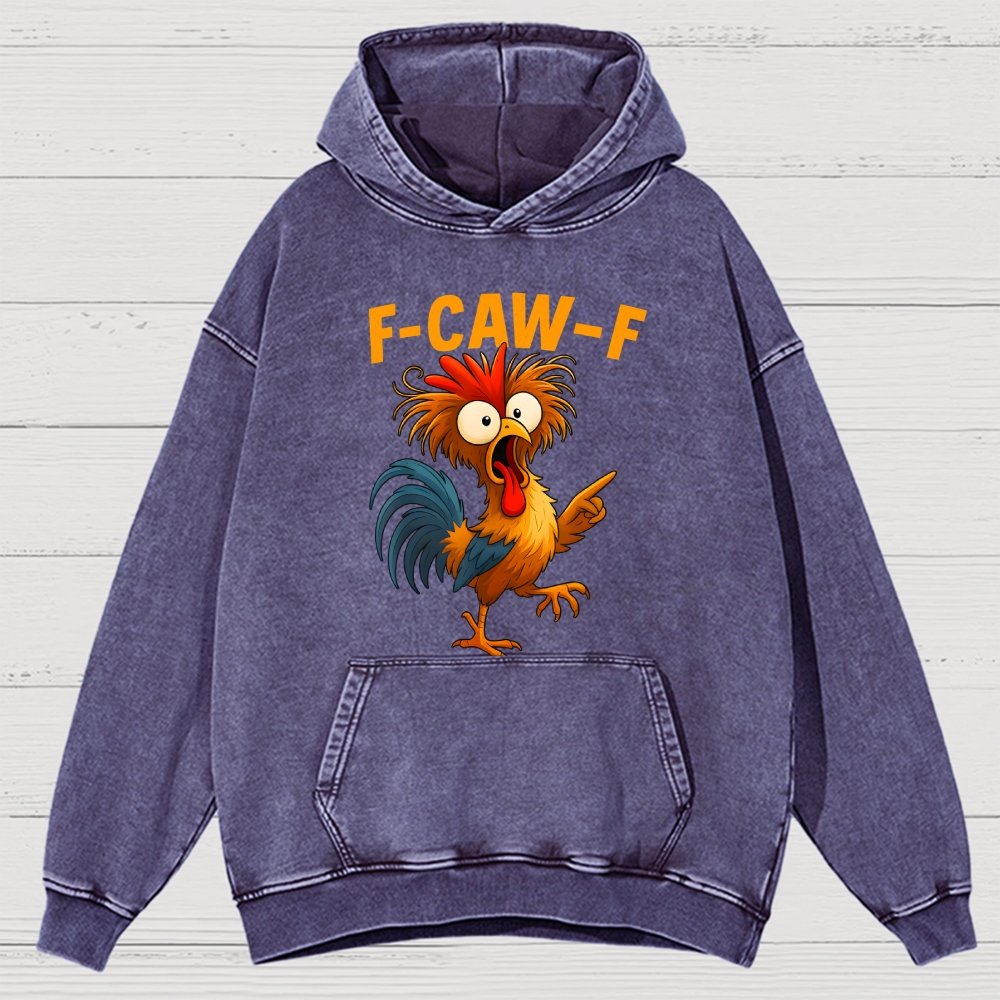 Fcawf Chicken Vintage Distressed Hoodie