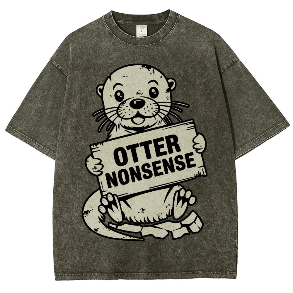 Otterly Nonsensical Vintage Distressed T-shirt