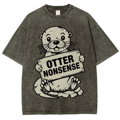 Otterly Nonsensical Vintage Distressed T-shirt