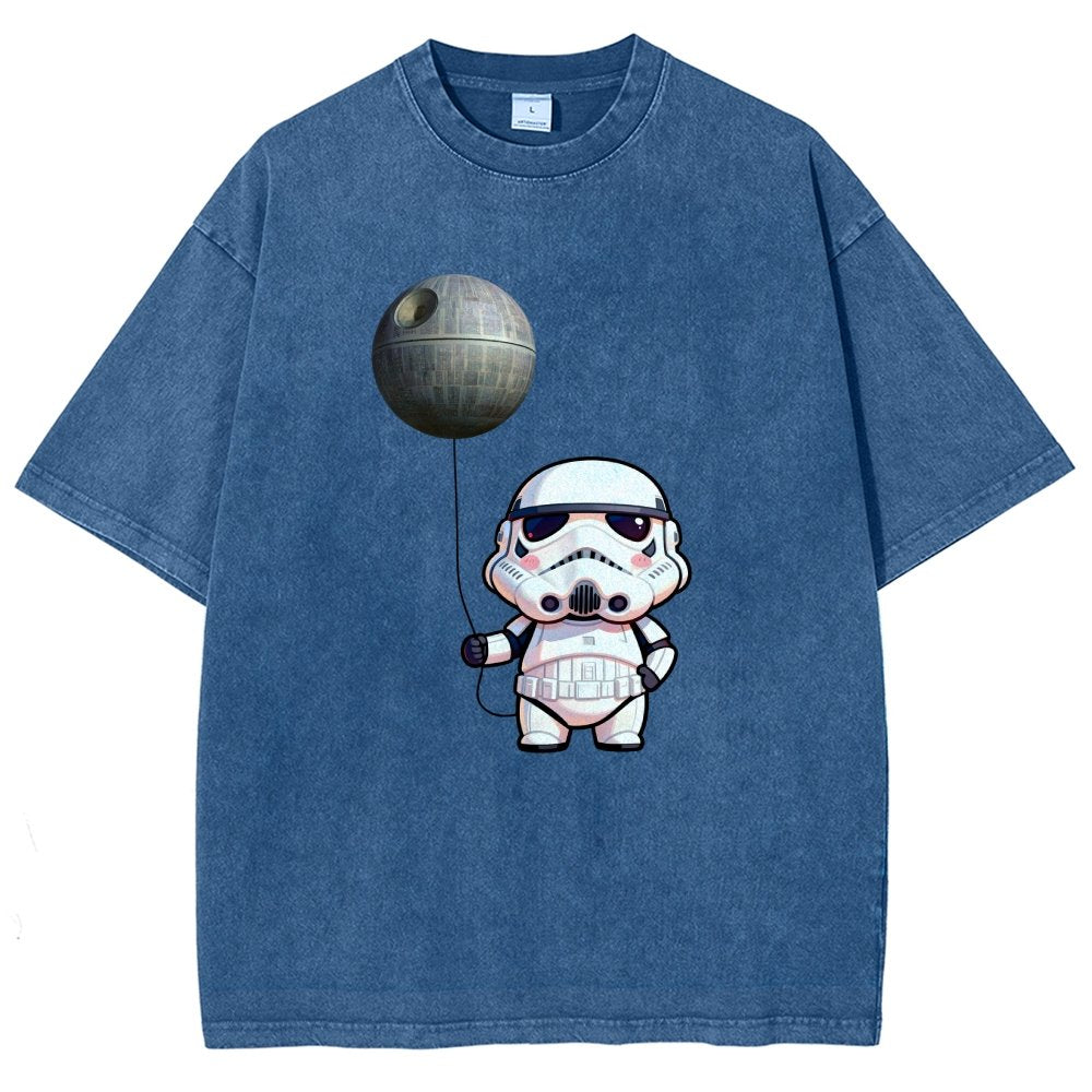 Soldiers playing with balloons Vintage Distressed T-shirt